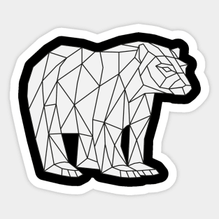 Origami Polar Bear Sticker